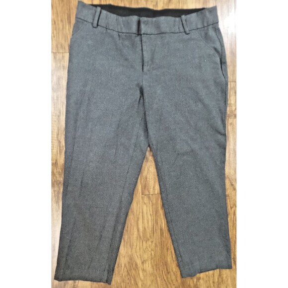 Women’s Plus Ava & Viv Ankle Pants 16 Grey Flat Front Workwear Trousers - Picture 1 of 10